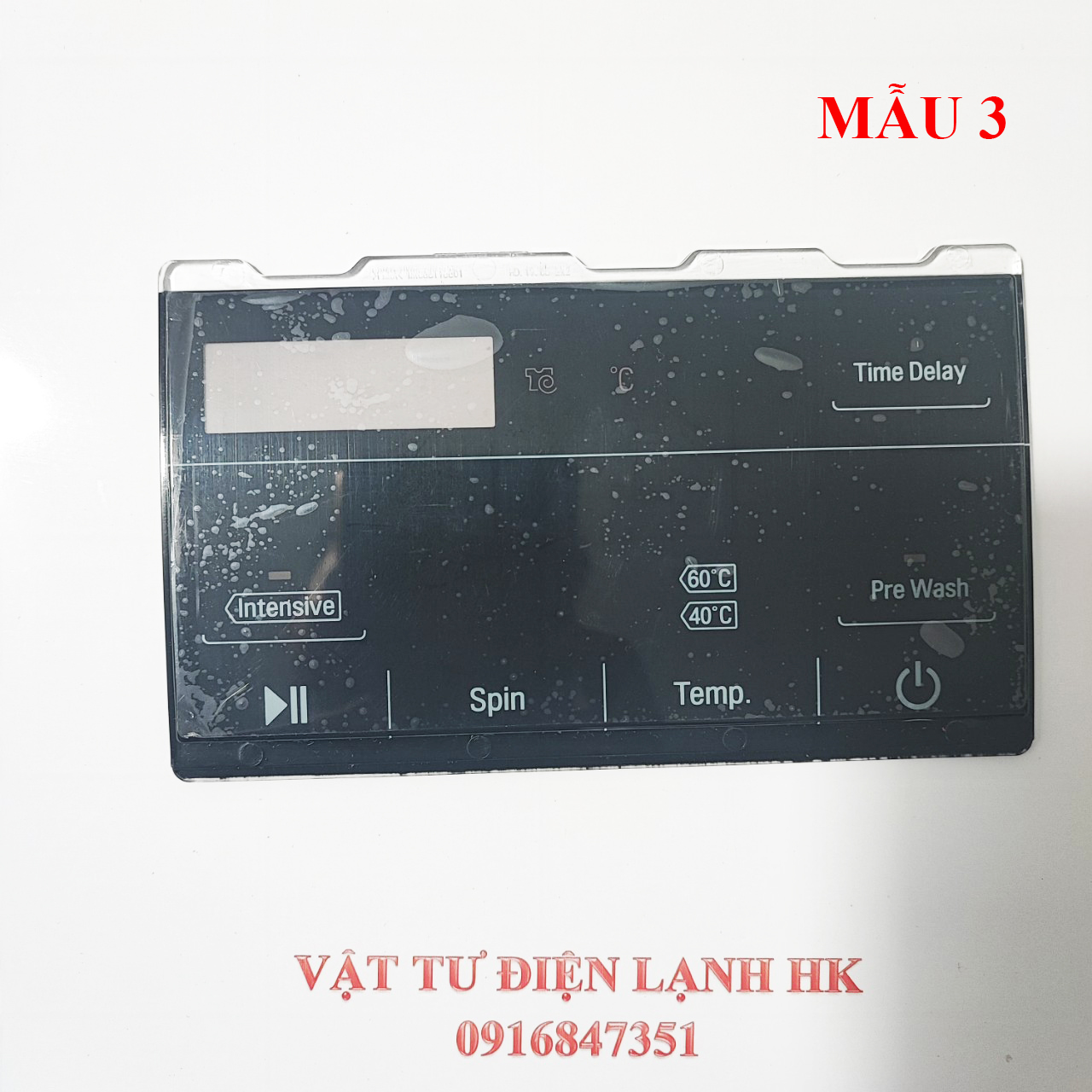 Mặt phím bấm cảm ứng máy giặt LG FM1209 9Kg inverter cửa ngang - Phím điều khiển màn hình máy giặt LG Tốt