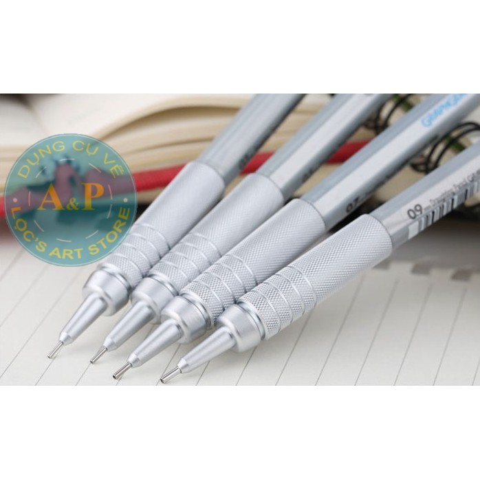 Bút Chì Bấm Pentel GRAPHGEAR 500 (đúc thép)