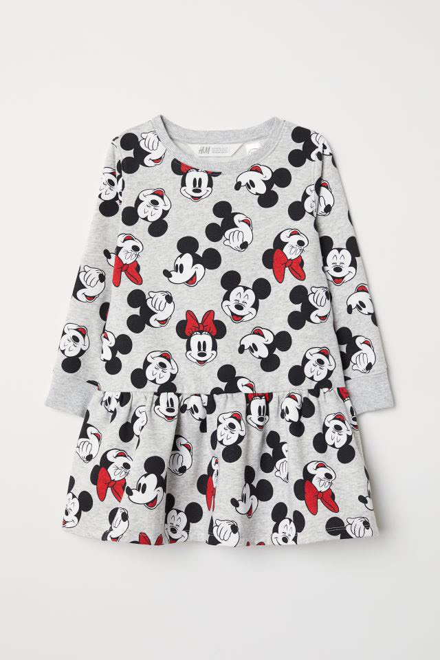 Váy nỉ da cá H&M cho bé từ 1-10 tuổi