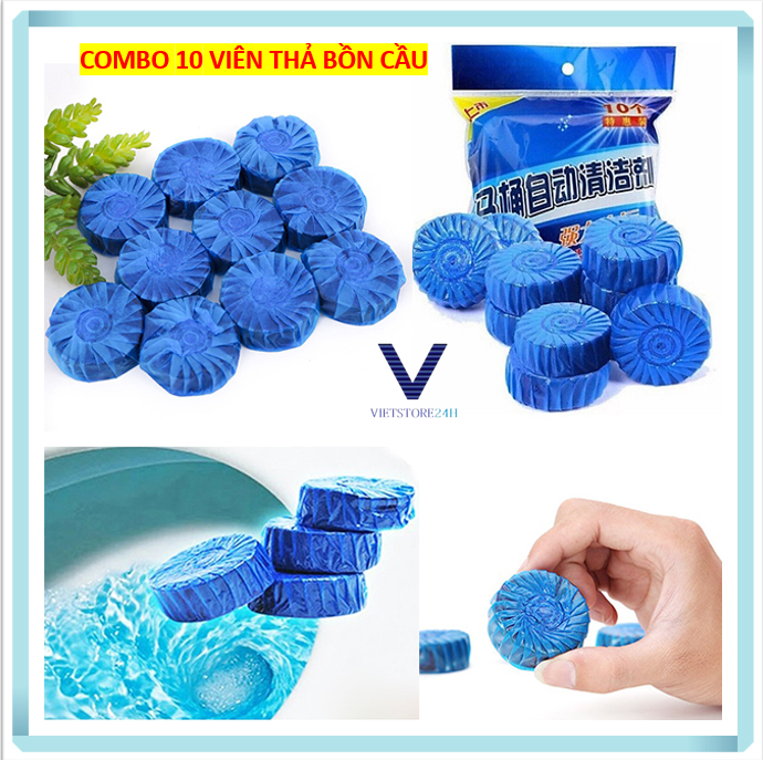 COMBO 10 VIÊN THẢ  BỒN CẦU