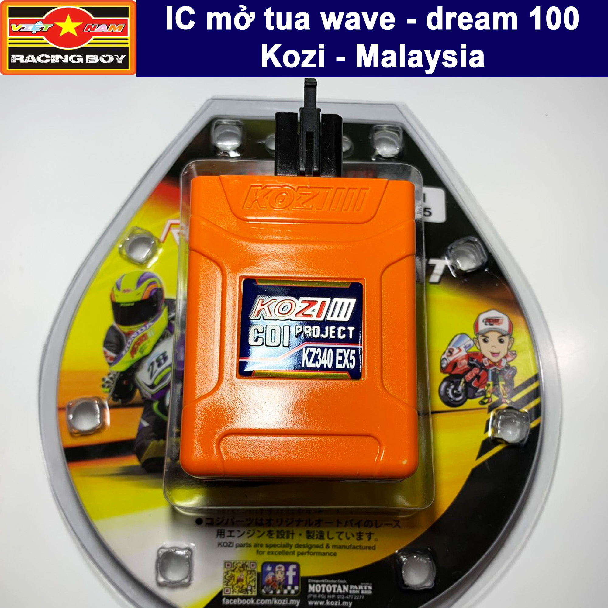 [HCM]IC mở tua Wave Dream 100 Sirius 50 Elegant 50 - Kozi Malaysia