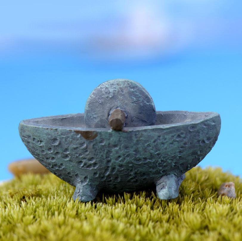 [HCM]Mô hình cối xay  trang trí tiểu cảnh thủy sinh terrarium chậu cây cảnh sen đá bánh kem xương rồng