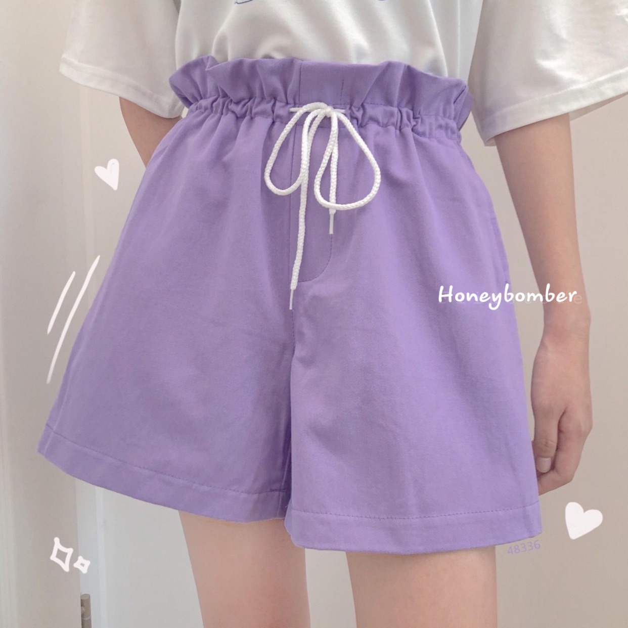 Quần kaki đùi trơn Rút cá tính