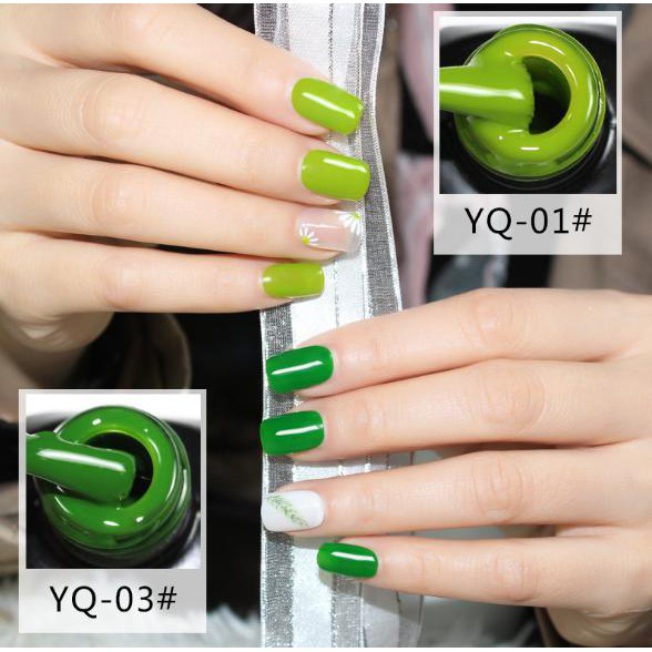 Sơn Gel AS| Mã YQ | Màu Xanh Lá