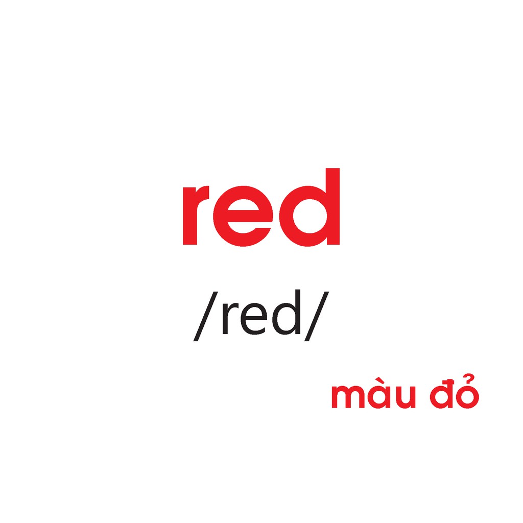 Flashcards - Màu Sắc - Hình Khối (Thẻ)