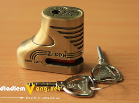 Khóa đĩa xe máy Zcon DZ (khóa giày loại 1)