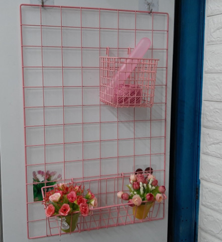 [HCM]Lưới sắt mầu hồng cao cấp 40 x 60cm