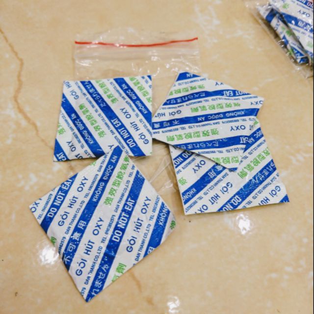 Túi hút ẩm thực phẩm O-BUSTER 50cc (200 gói)