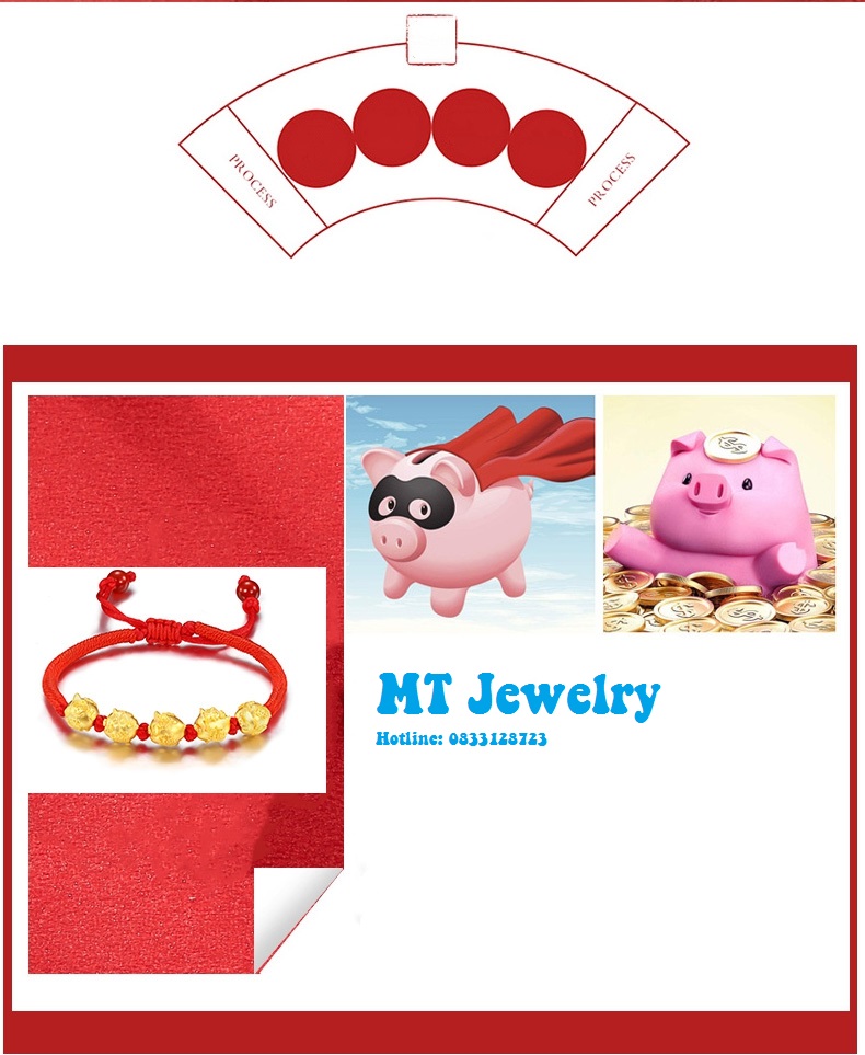 Charm Heo vàng 24k