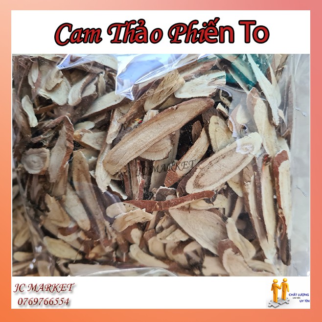 100 gram cam thảo phiến loại to - nước sâm