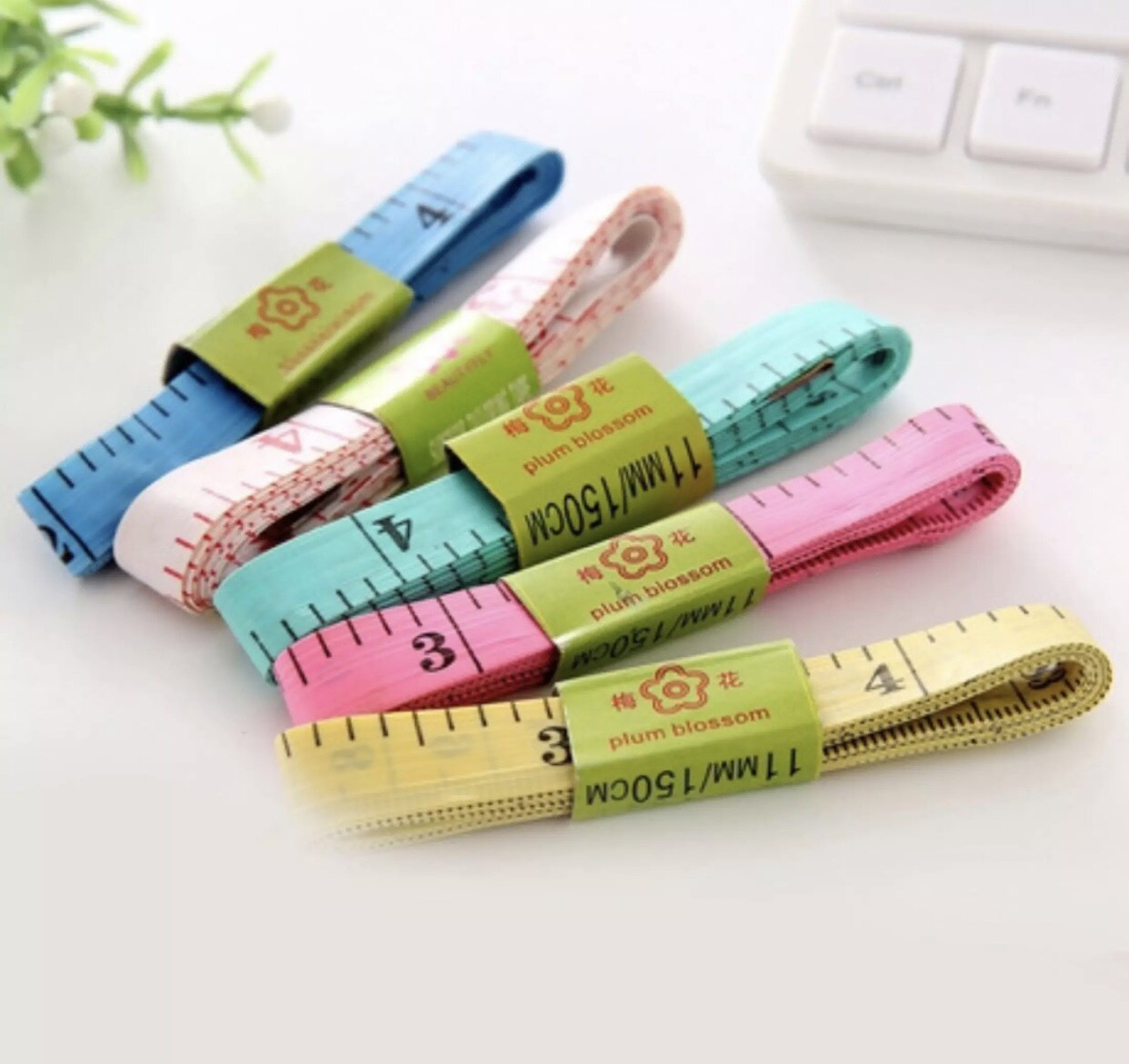 Thước dây 1,5m nhiều màu bền đẹp đo chiều cao, vòng eo