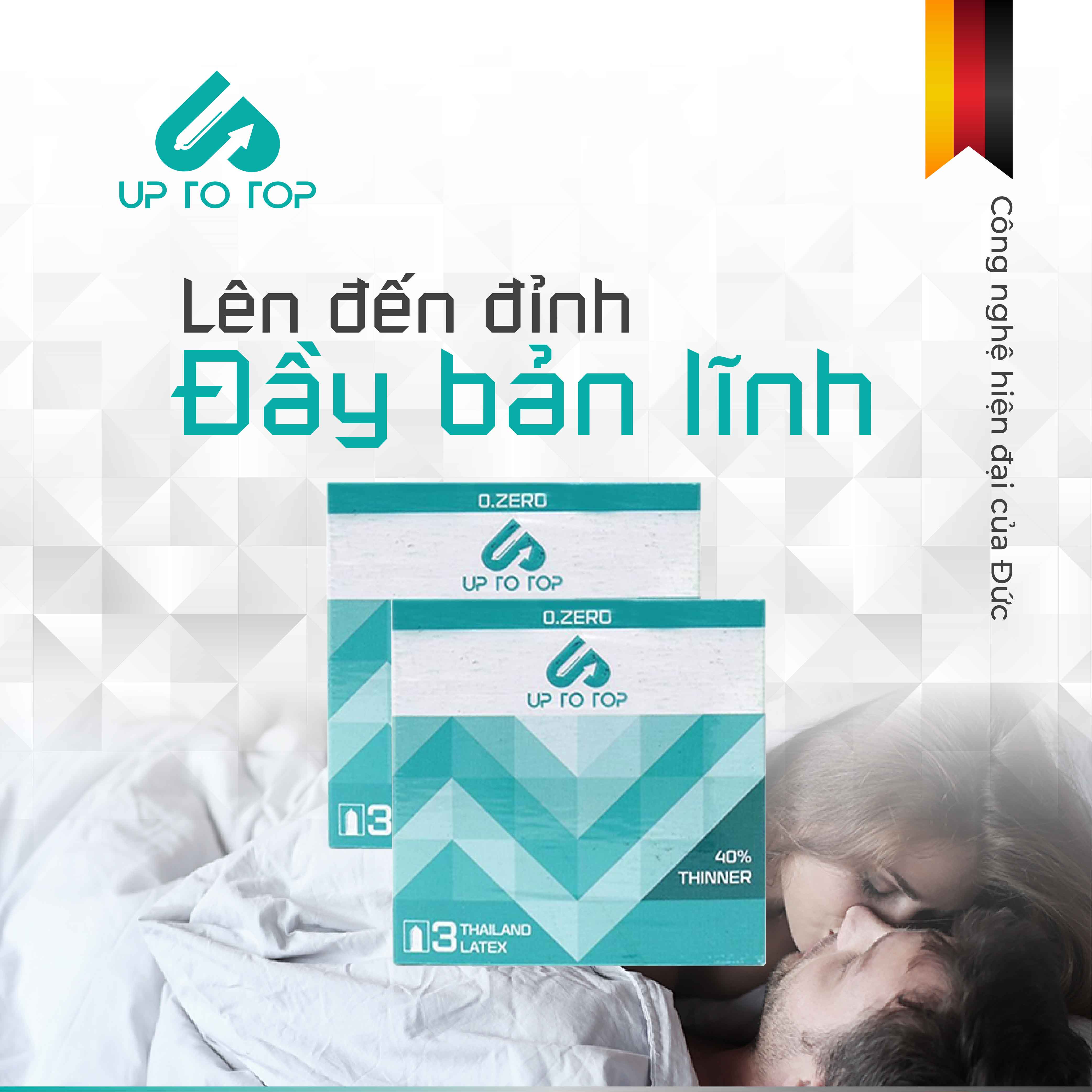 Bao Cao Su UP Siêu mỏng 0.ZERO (Hộp 3C)