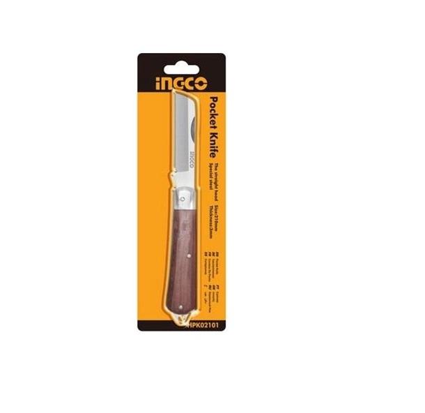Dao tước dây điện lưỡi thẳng 210mm ingco hpk02101