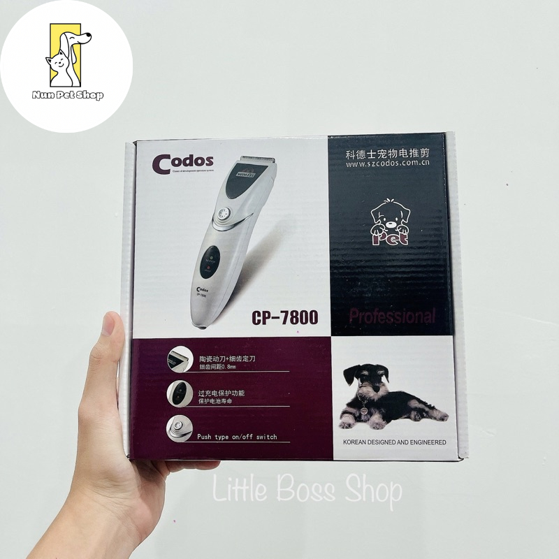 Tông đơ cạo lông cún, mèo "codos 7800" new version✨✨