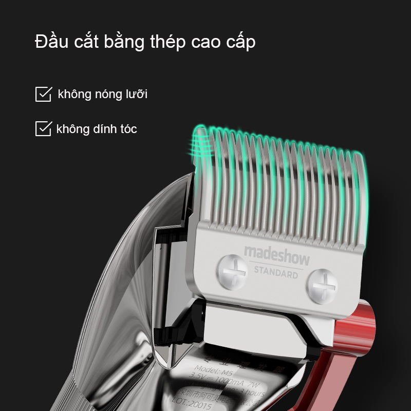 Tông đơ cắt tóc Madeshow M5 cao cấp