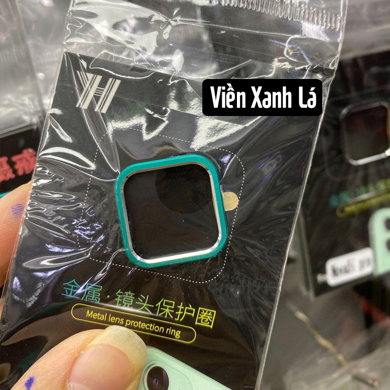 Khung viền Nhôm Camera Xiaomi Redmi Note 9S - Redmi Note 9 Pro