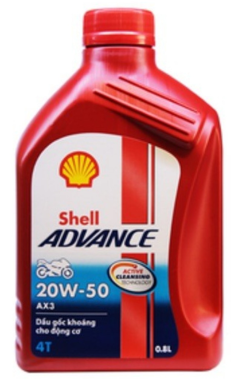 NHỚT SHELL ĐỎ XE SỐ 20W50