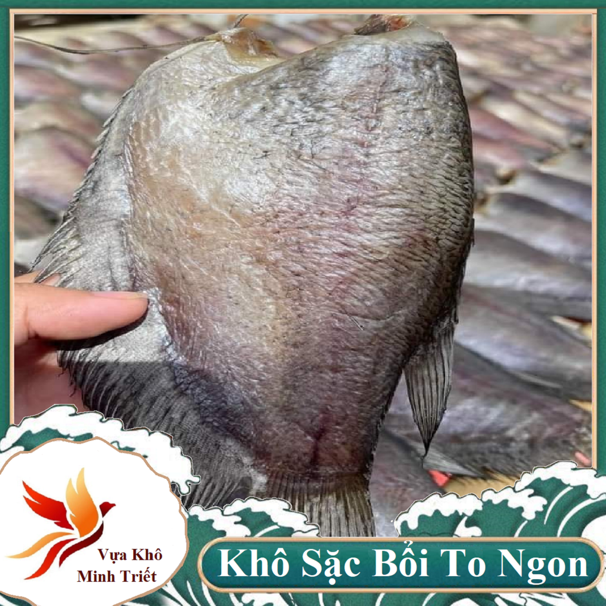 KHÔ CÁ SẠC KHÔNG ĐẦU -loại khô lạt vừa ăn không bị mặn nên thích hợp là các món ngon phổ biến- Vựa Khô Minh Triết