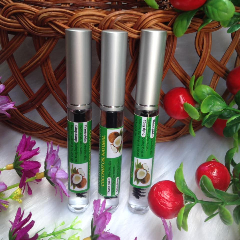 Dưỡng mi mắt siêu dài Mascara dầu dừa dưỡng mi