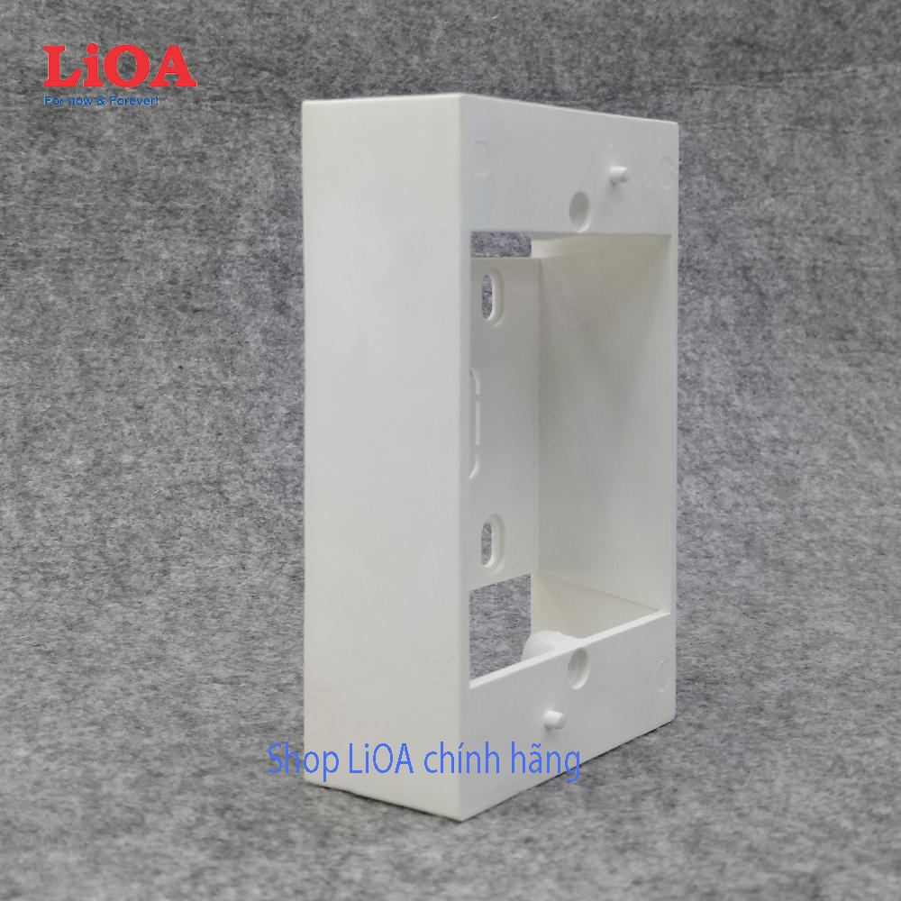 Đế nổi đơn LiOA dùng cho các mặt chữ nhật và mặt Module Concept