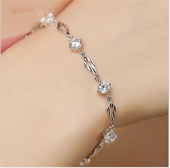 Vòng Tay Nữ, Lắc Tay Nữ Titan Xi Mạ Bạc Cao Cấp - Trang Sức Hava Hong Kong Thời Trang Phong Cách