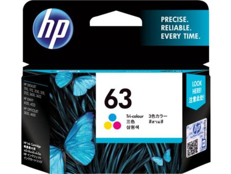 Bảng giá HP 63 Tri-color Original Ink Cartridge (F6U61AA) Phong Vũ