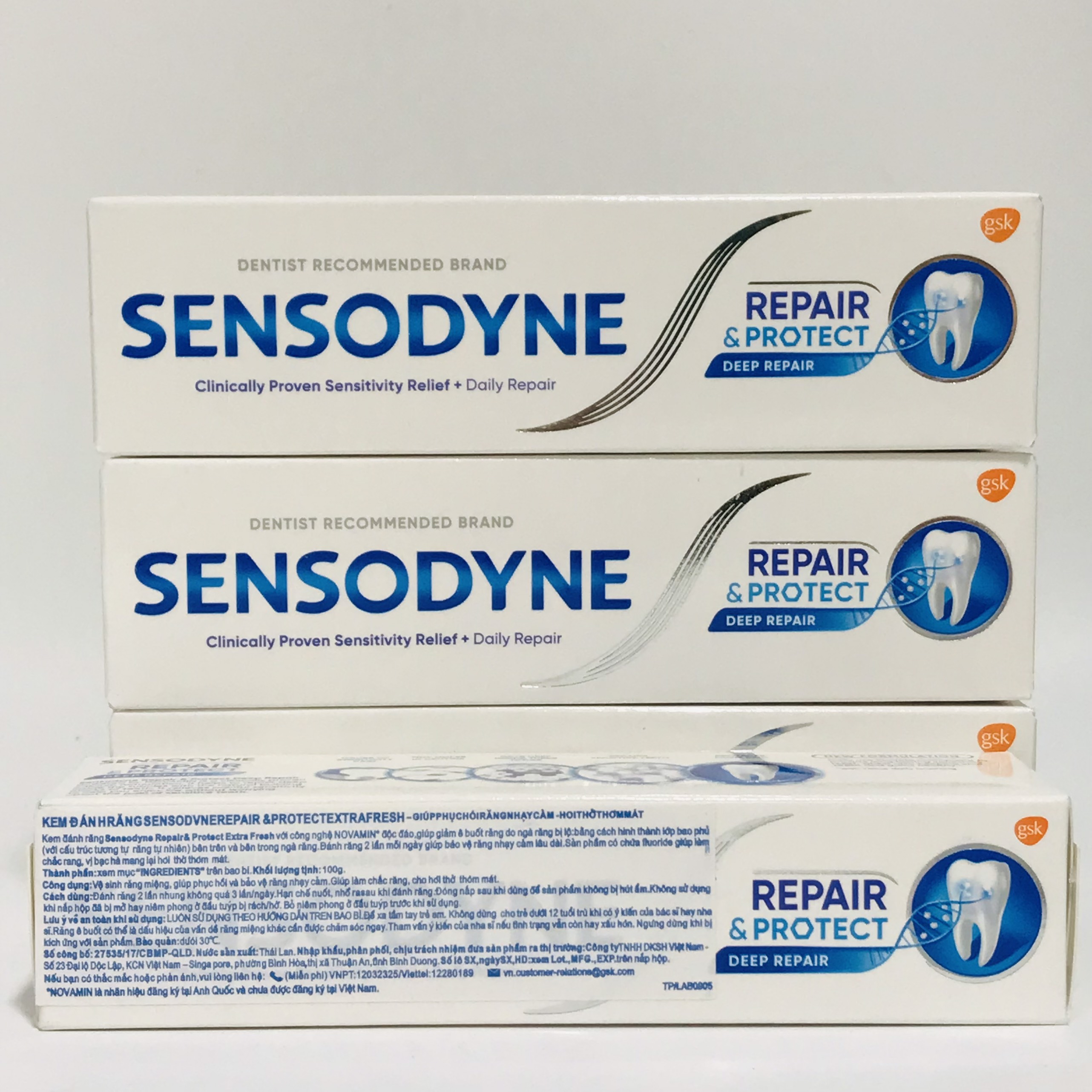 Kem Đánh Răng Sensodyne Repair & Protect Extra Fresh 100g
