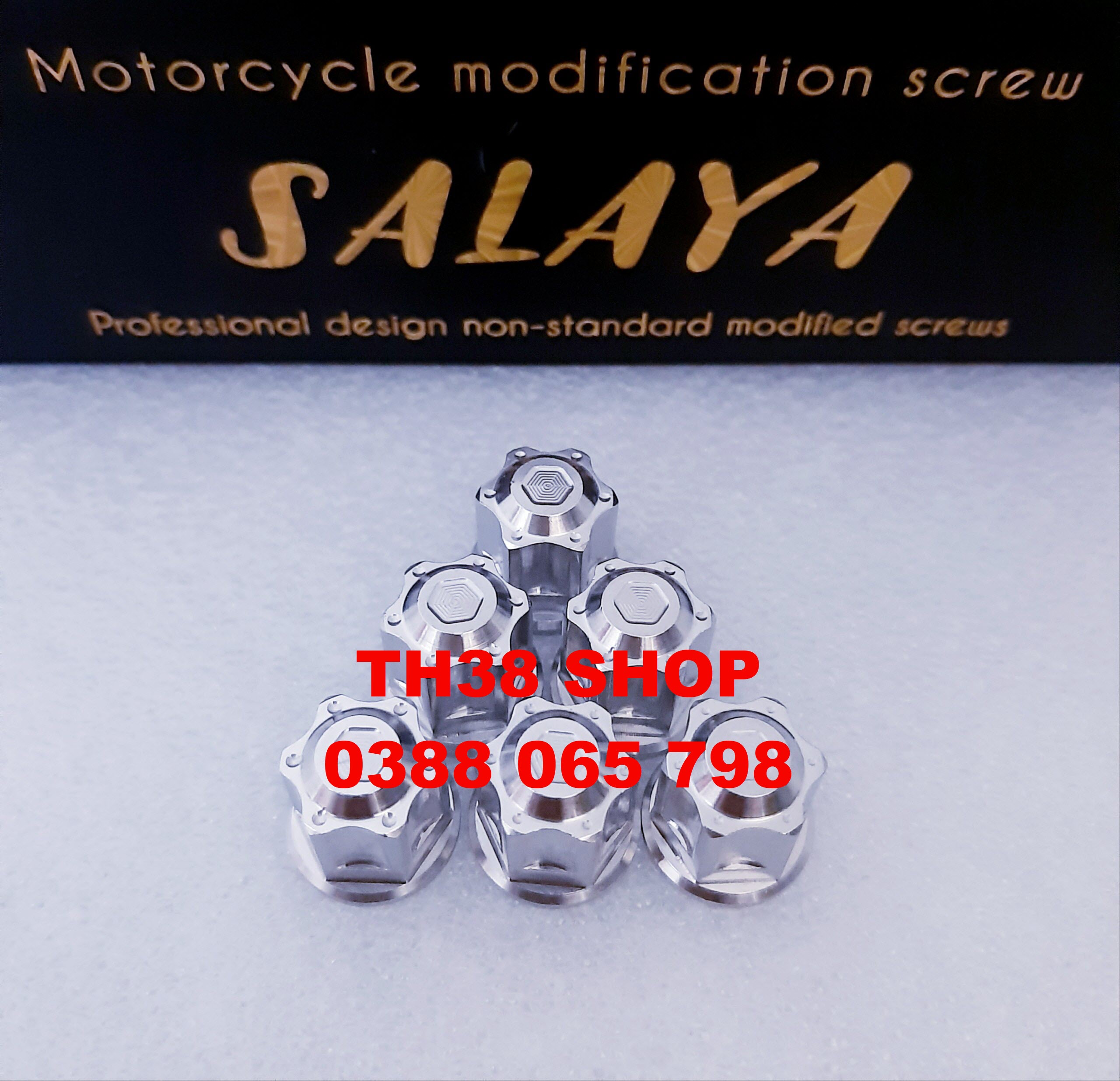 ốc đĩa tải sau ex150 [bộ 6 con hở đầu và bít đầu lựa chọn bên dưới]