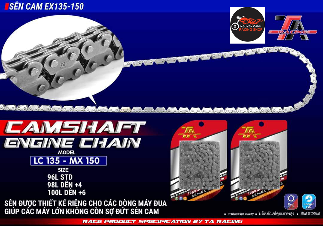 Sên cam Exciter 135-150 TA racing