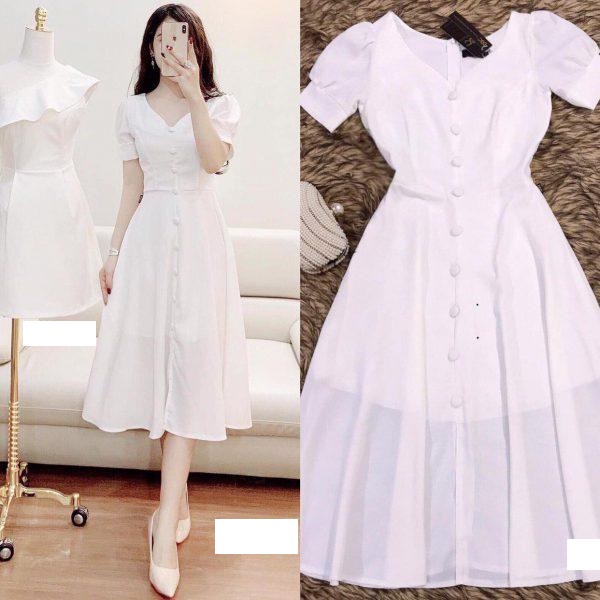 [HCM]ĐẦM VINTAGE TAY PHỒNG MYMY