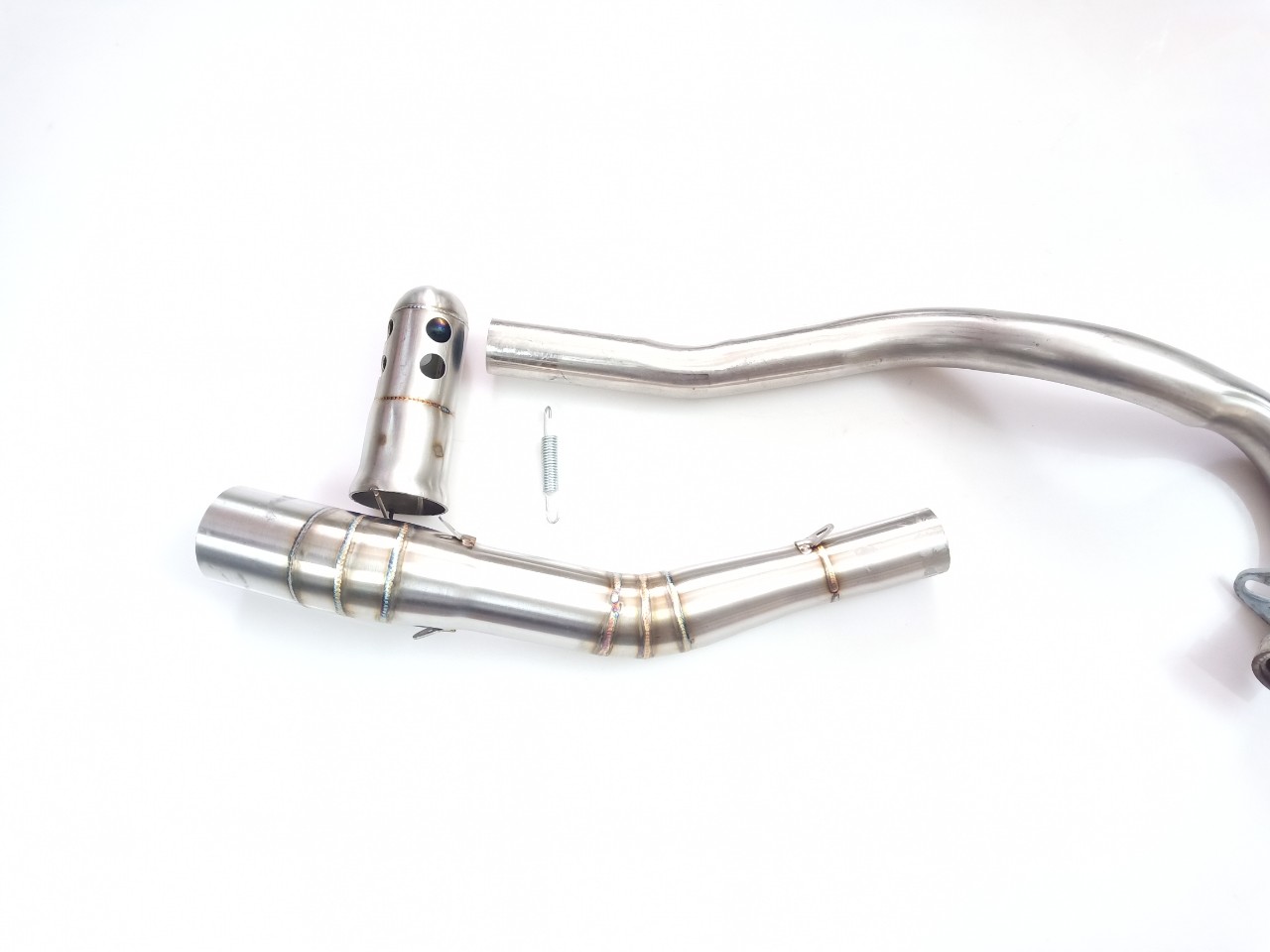 cổ pô 2 khúc có tiêu giảm thanh mẫu đá thấp raider Fi satria Fi