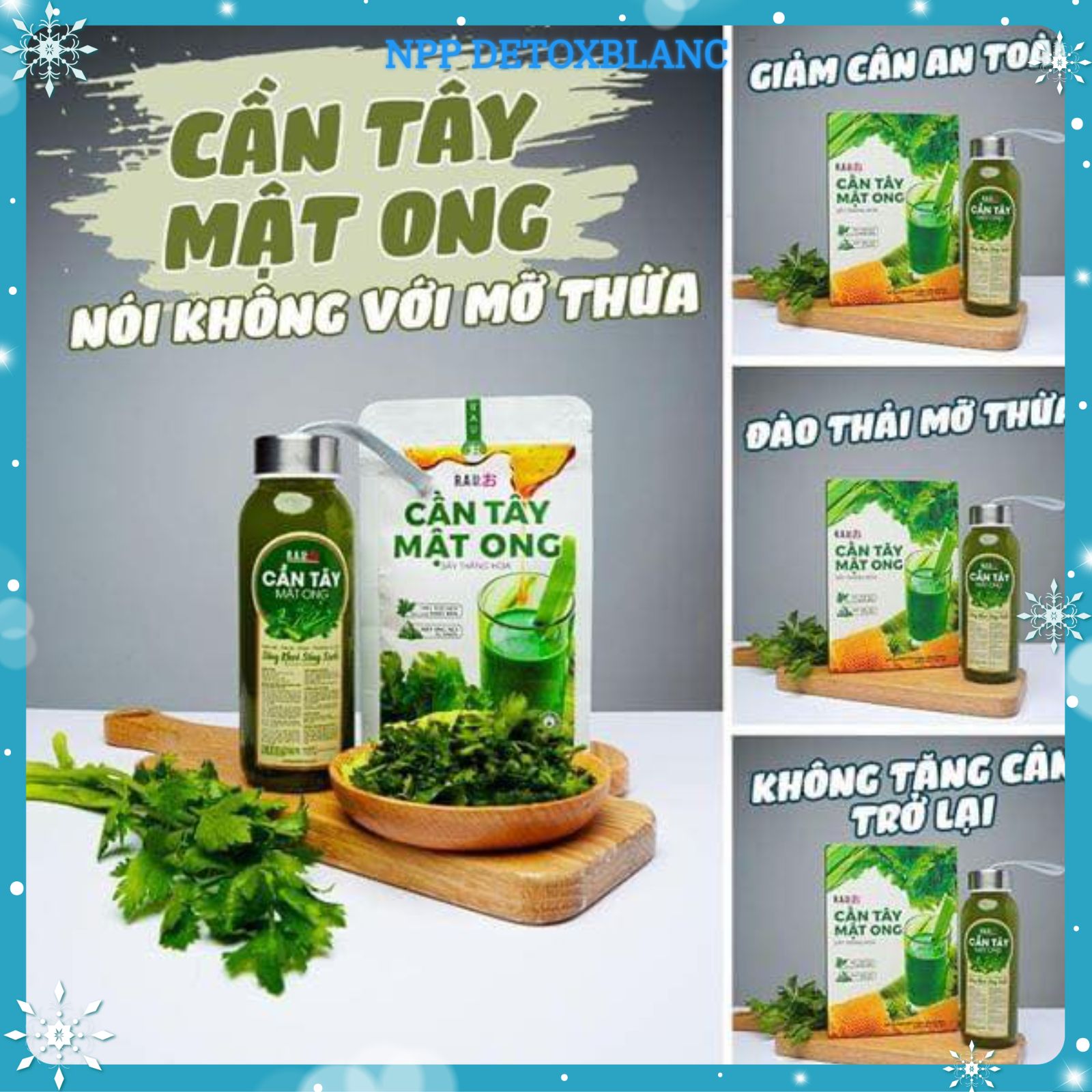 🔰🔰🔰Bột Cần Tây Mật Ong Nhật Bản Motree🔰🔰🔰 (Mua 3 Tặng 1 Chai Thủy Tinh)