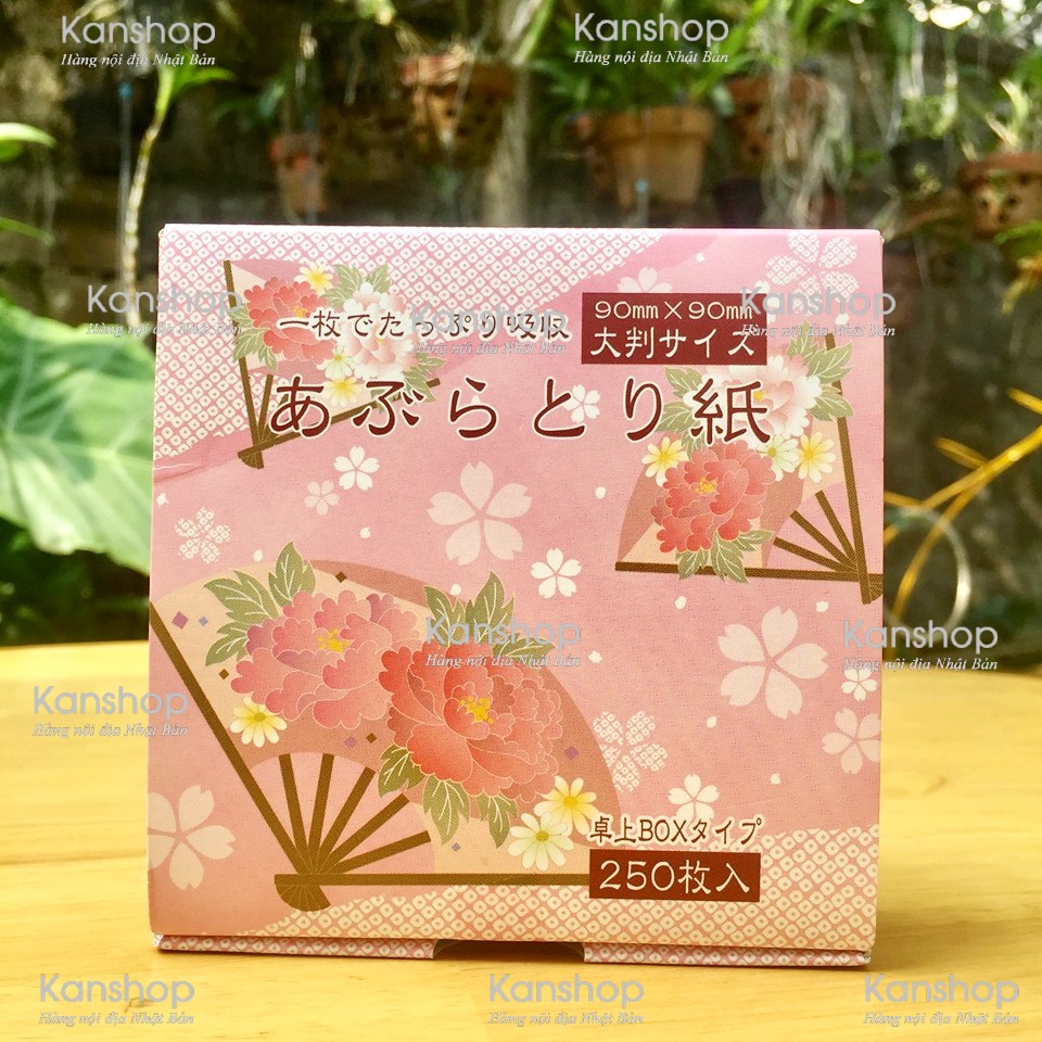 Giấy thấm dầu cho da mặt set 250 tờ Nhật Bản
