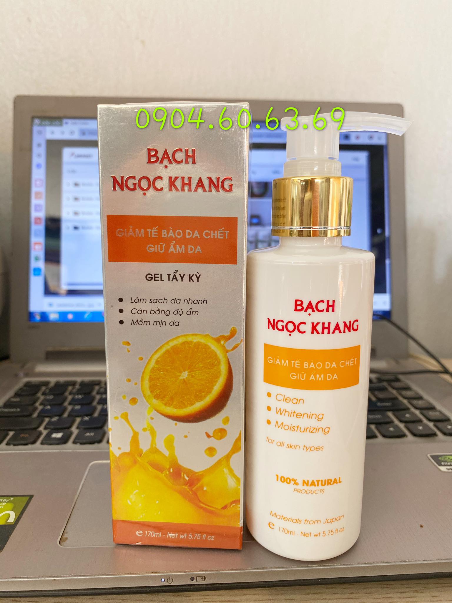 Gel Tẩy Kỳ 170ml BẠCH NGỌC KHANG Tẩy Tế Bào Chết