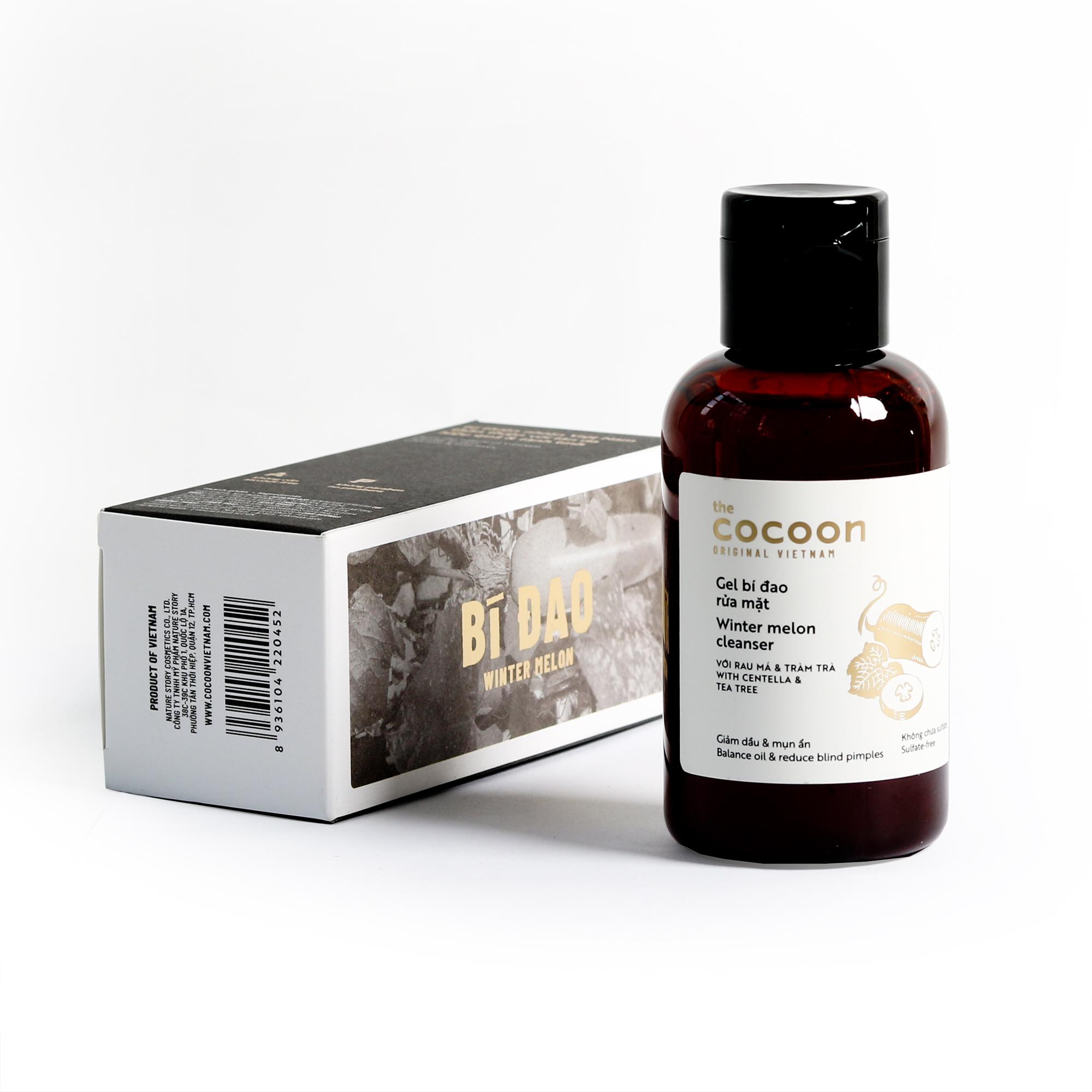 [HCM]Gel bí đao rửa mặt Cocoon (Winter melon cleanser) 140ml