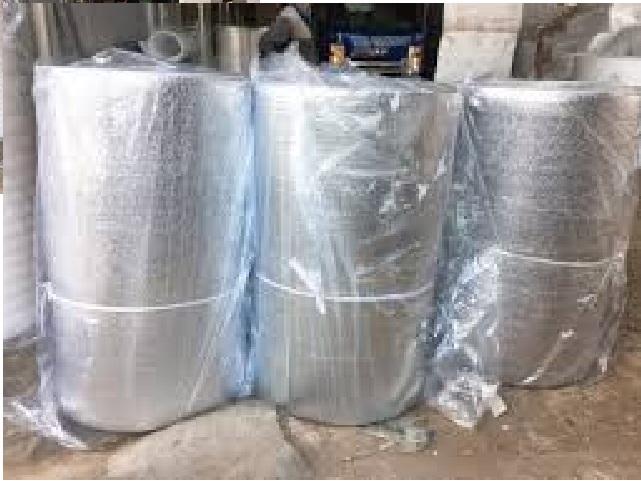 1 CUỘN PE PHỦ BẠC 1 LỚP CHỐNG NÓNG CÁCH ÂM -KT 1M X 100M