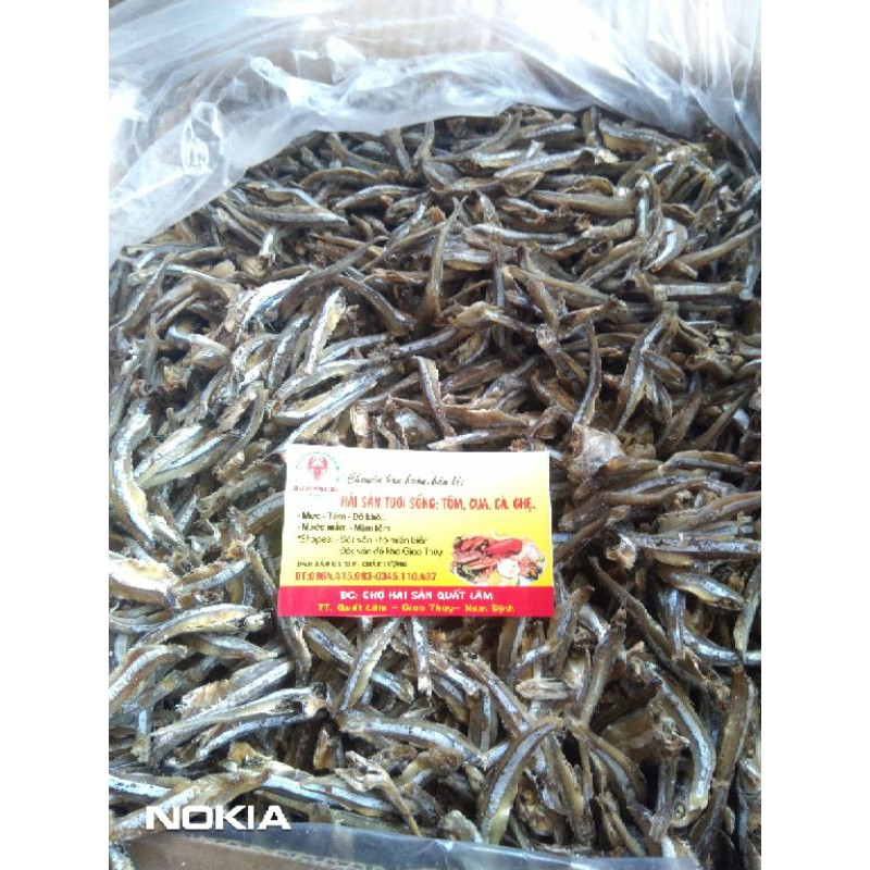 1Kg Cá Cơm Dai ,(Cá Cơm Đen), Cá Thơm, Dai Ngon Thịt Chắc