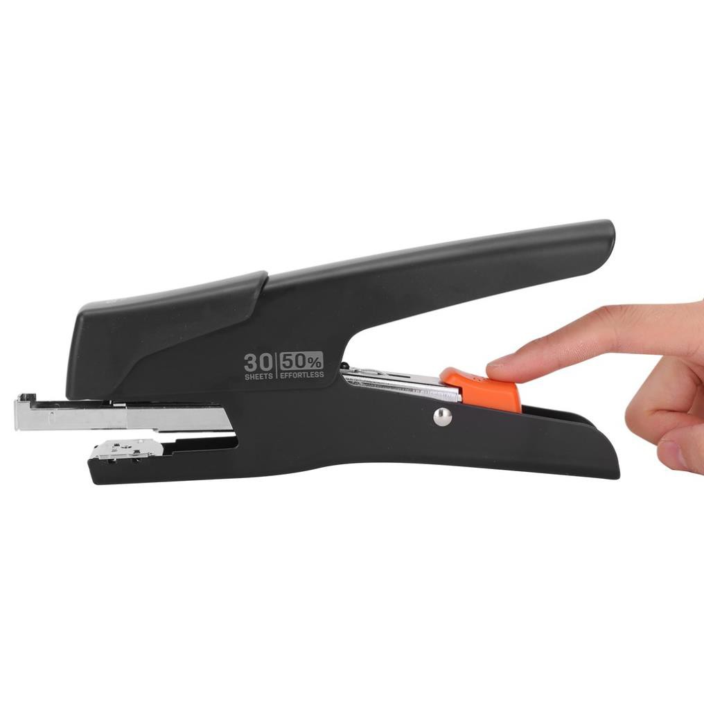 Dập ghim trợ lực 30 tờ Deli E0358 - Ghi/Đen