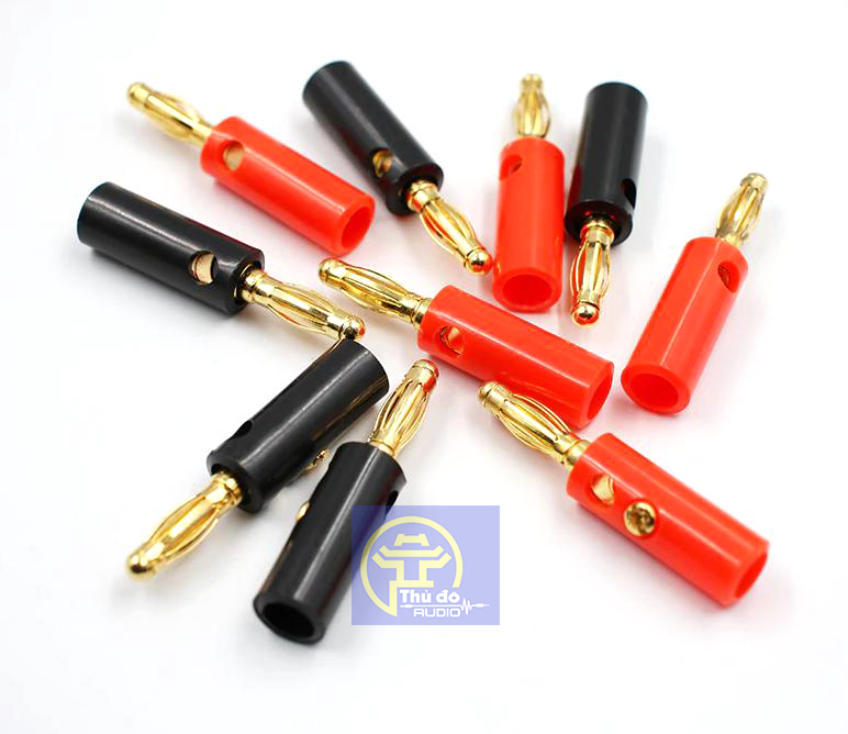 10 Đầu Jack Bắp Chuối 910MR 4mm Đực mạ đồng
