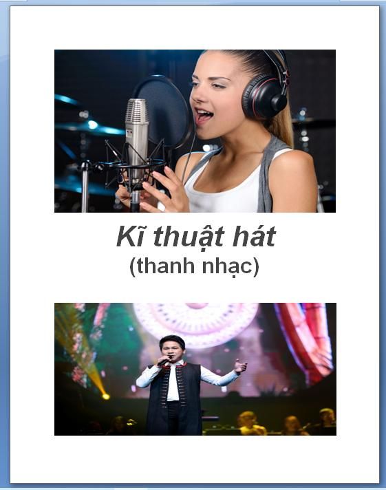 bộ 3 học hát karaoke