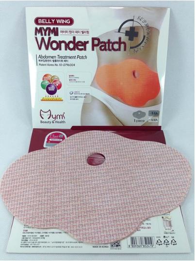 Miếng dán tan mỡ bụng Hàn Quốc MyMi Wonder Patch (Bộ 5 miếng)