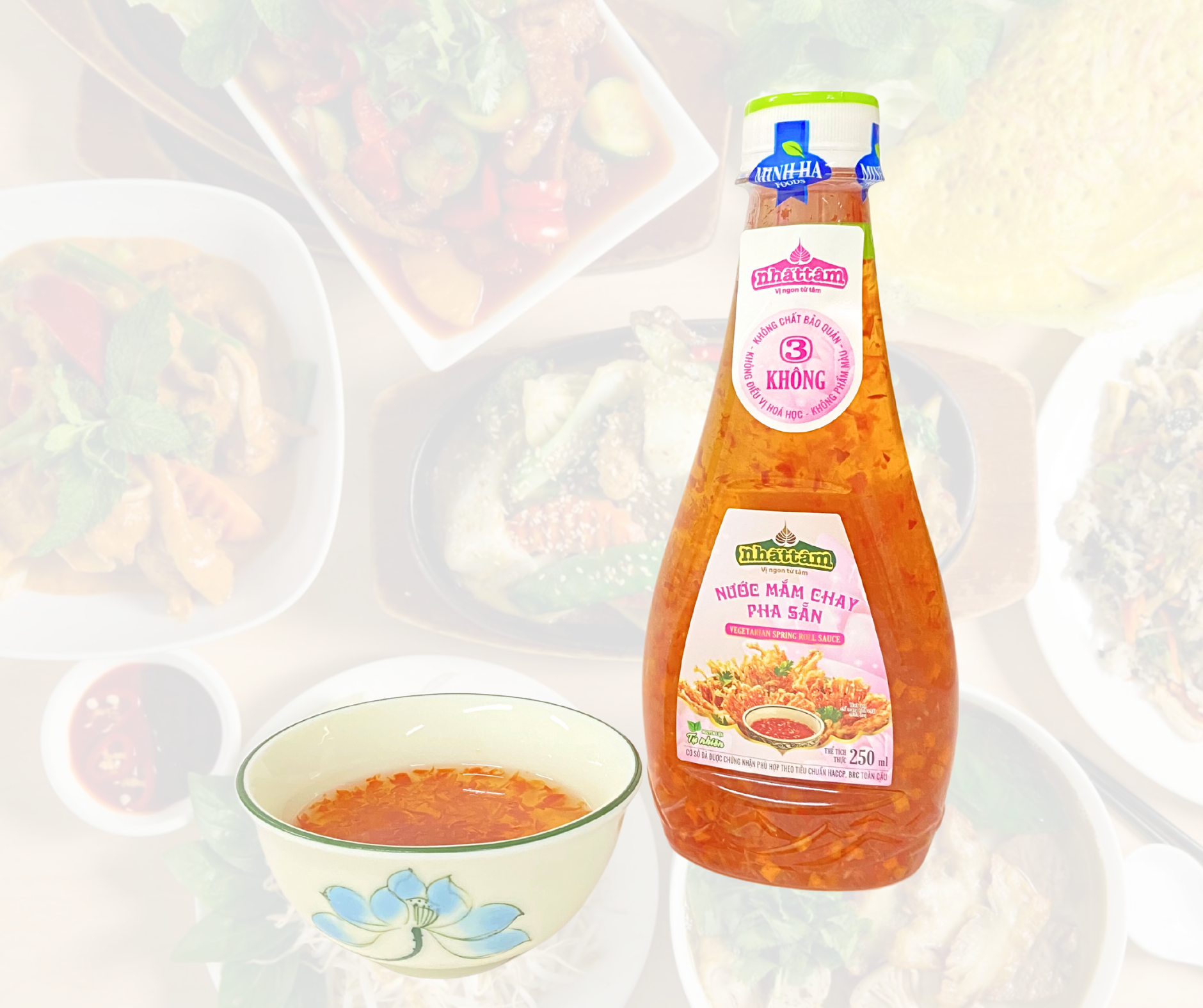 Combo 2 chai Nước mắm chay pha sẵn Minh Hà 250ml