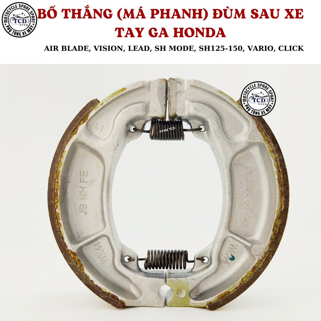 Bố thắng đùm sau xe tay ga honda
