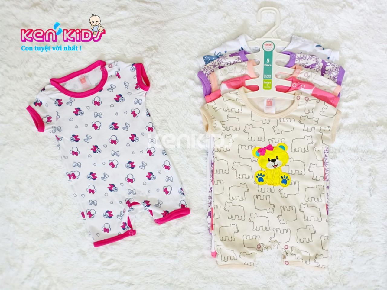COMBO 5 Body đùi Carter's Thái Lan cho bé gái (3m - 18m) - 5 bộ