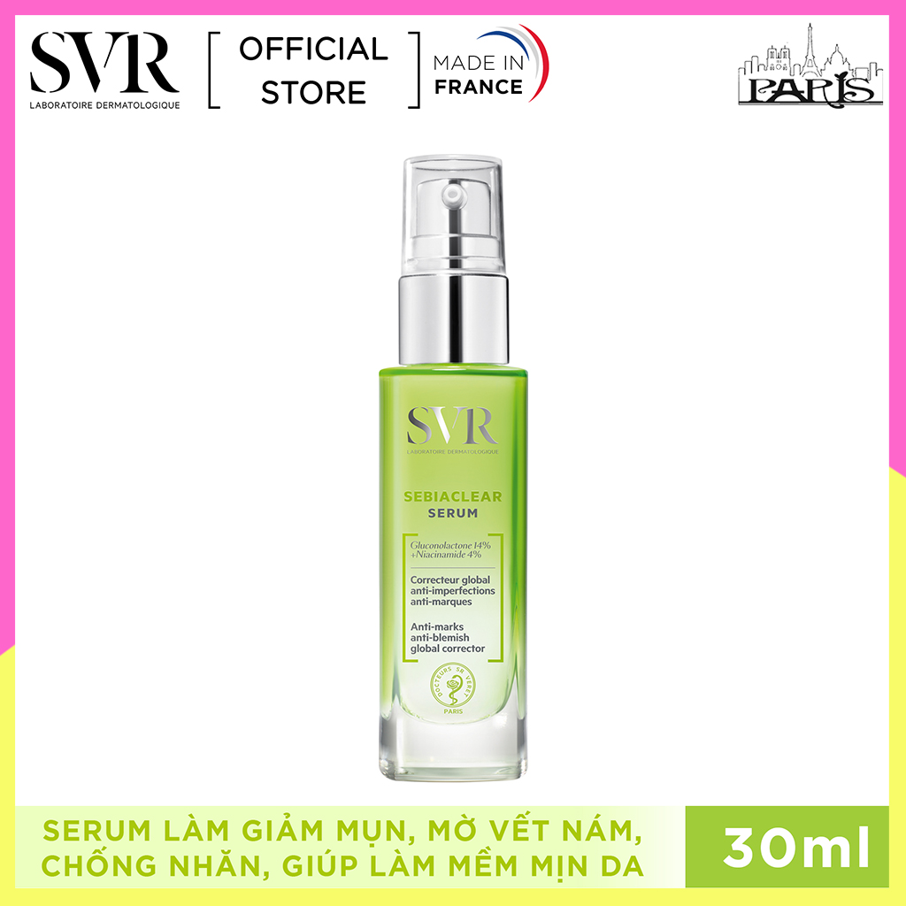 Tinh Chất Làm Giảm Mụn, Mờ Nám, Làm Mềm Mịn Da SVR Sebiaclear Serum 30ml
