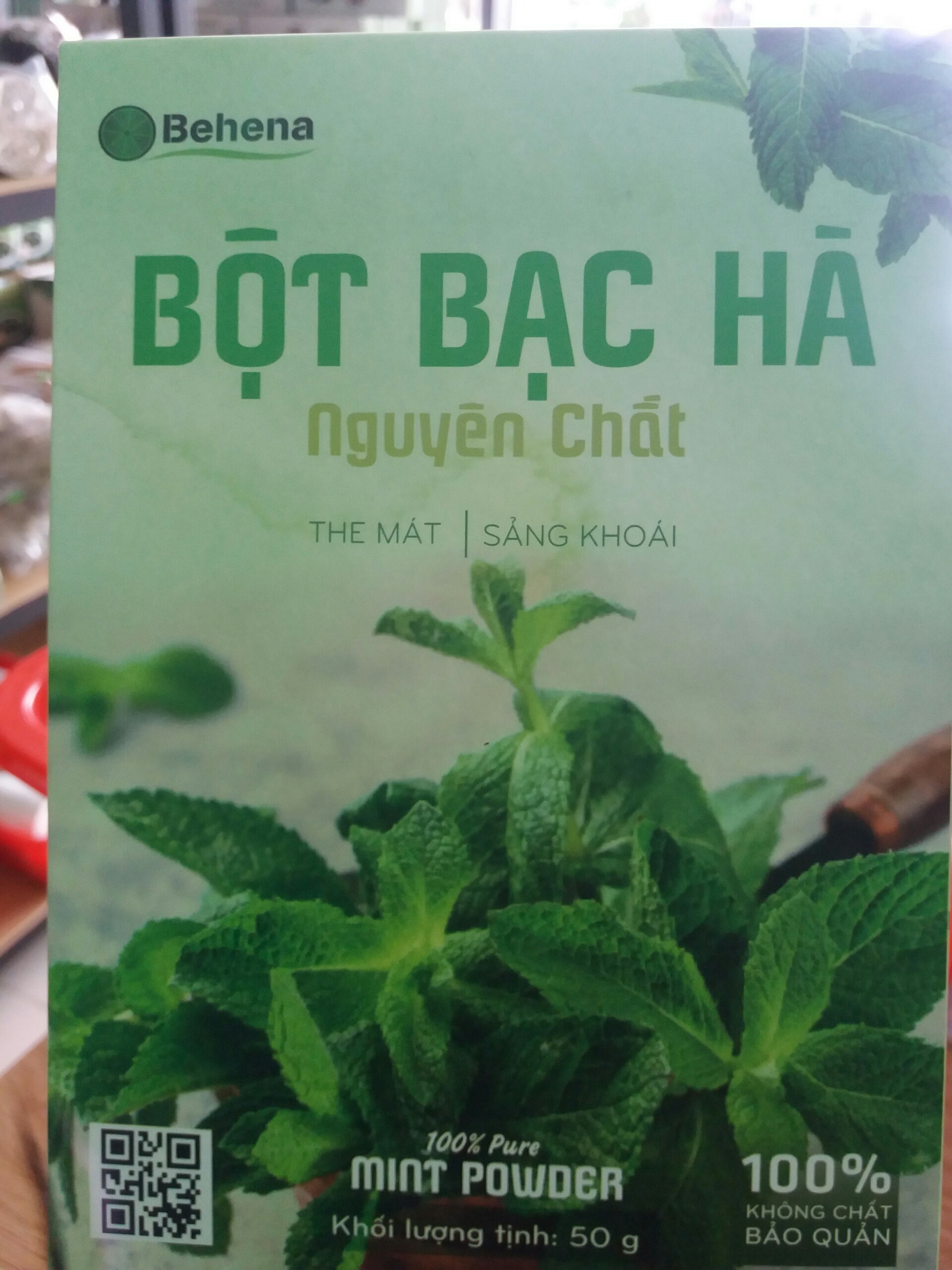 Bột bạc hà nguyên chất 100% BEHENA