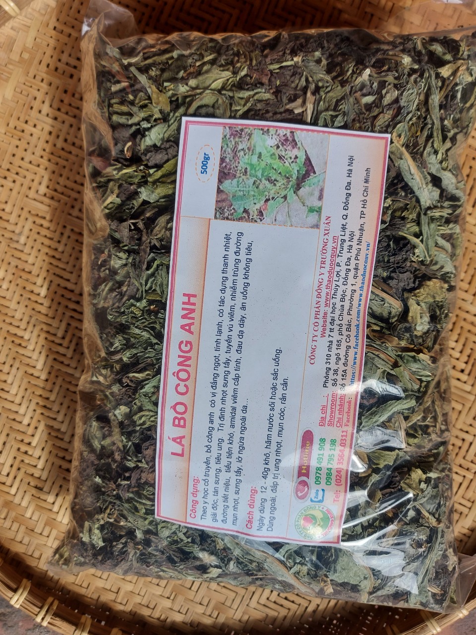 Lá Bồ Công Anh Khô (gói 500 gr)