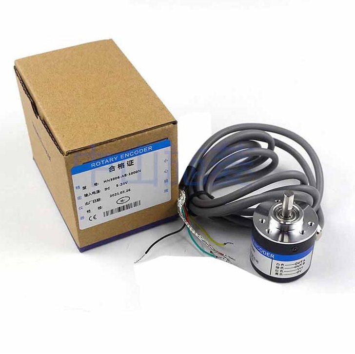 Encoder 600 xung npn, pnp 5v-24v bộ mã hóa vòng quay