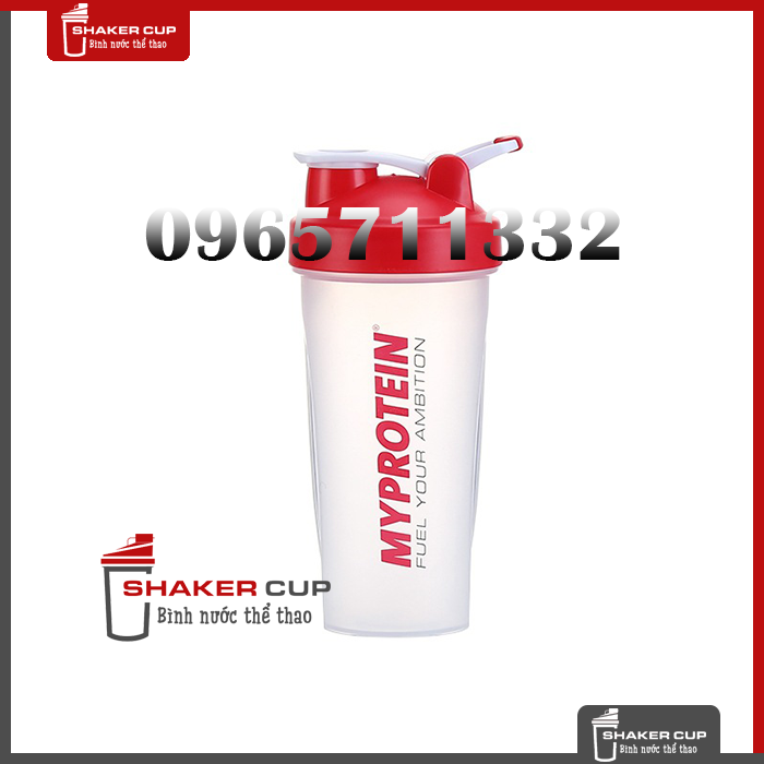 Bình lắc nước bình tập gym Shake bottle Myprotein