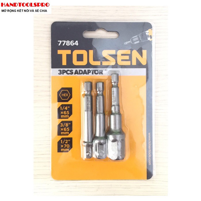 Bộ 3 mũi nối đầu típ tolsen 77864